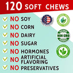 Dog Pee Grass Helper - 120 masticables para perros