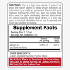 FITO MEDIC'S Lab Vitamina D3 5000 UI – 360 Cápsulas Blandas