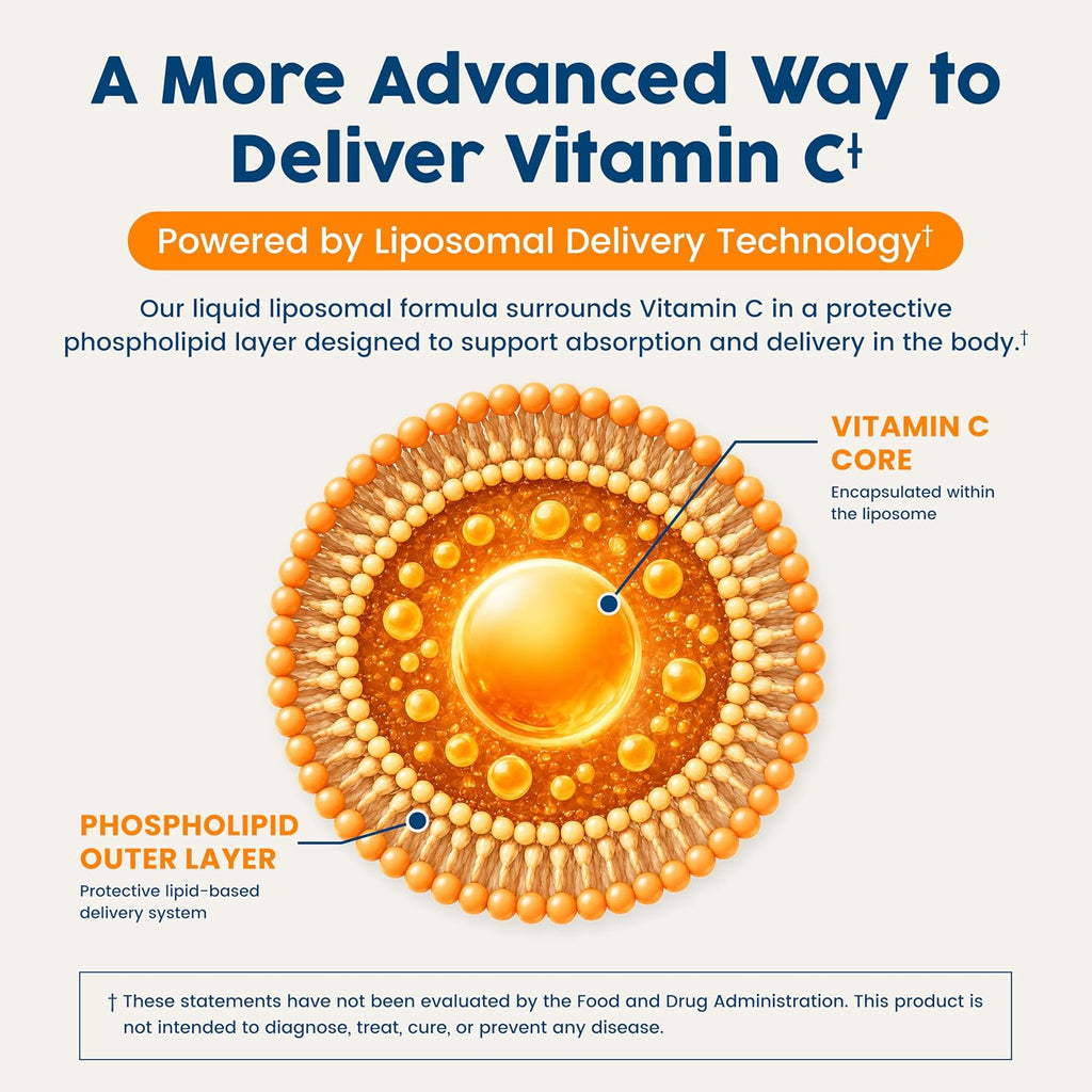 NativePath Vitamina C Liposomal 500 mg con Amla – Líquido Sabor Naranja, 30 Dosis