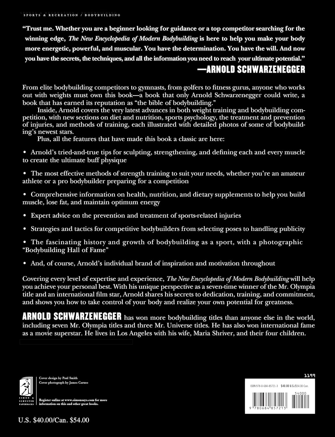 La nueva enciclopedia del culturismo moderno: La biblia del culturismo (Arnold Schwarzenegger)