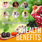 Joyli Superfruit Gummies - Gomitas Multivitamínicas sin Azúcar para Adultos - Vitaminas Naturales con Goji, Saúco, Vitamina A, C, D y E - Apoya la Inmunidad, Digestión y Energía