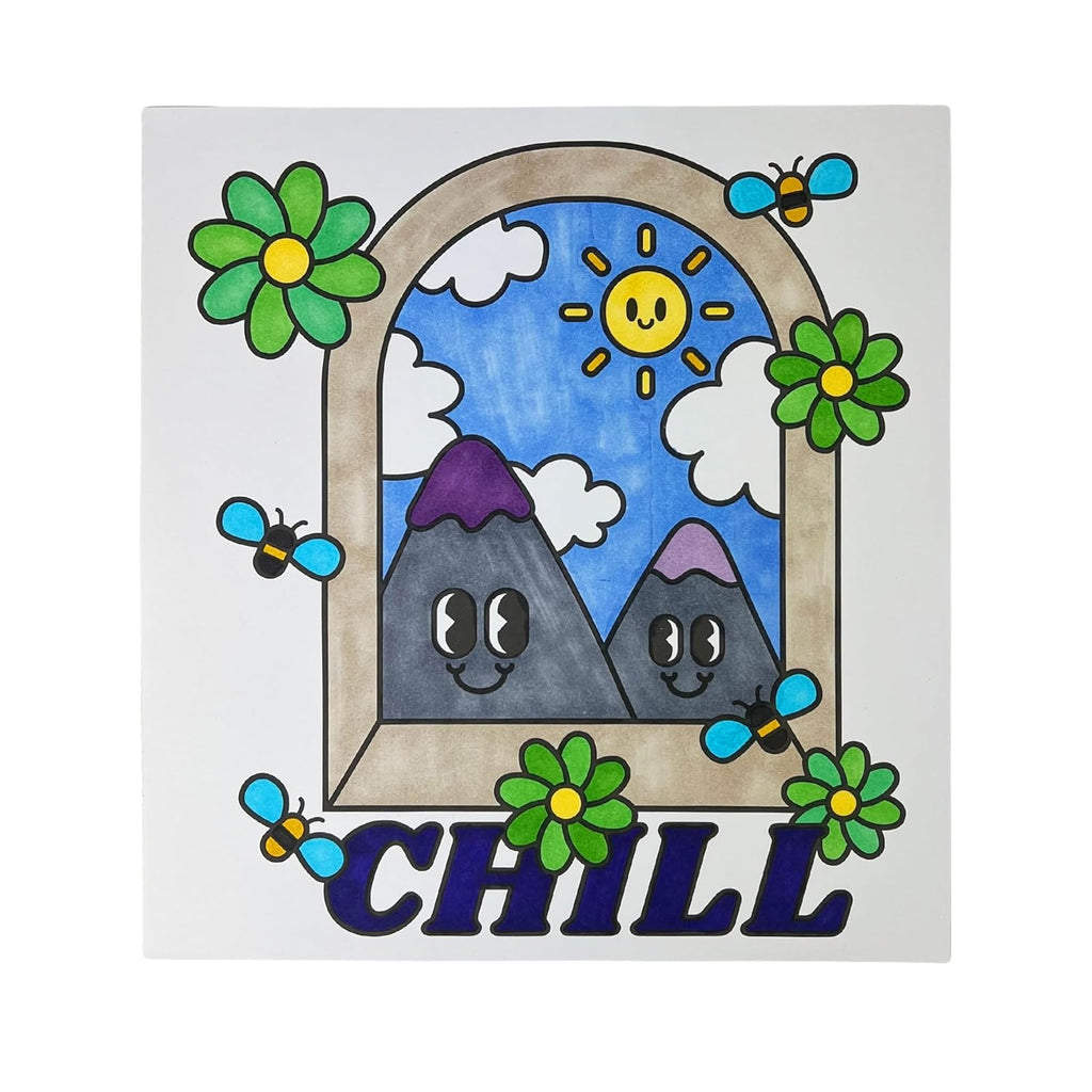 Cozy Coloring Good Vibes: Más de 50 Páginas Fáciles con Perforaciones para Colorear