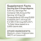 Amy Myers MD Vitamina D3/K2 Líquido - 1 fl oz (30 dosis)