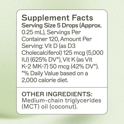 Amy Myers MD Vitamina D3/K2 Líquido - 1 fl – La vitamina D contribuye al mantenimiento de los niveles normales de – Image 2