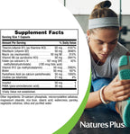 NaturesPlus Super B-50 - High Potency B Complex with Choline, Inositol & PABA - 90 Capsules