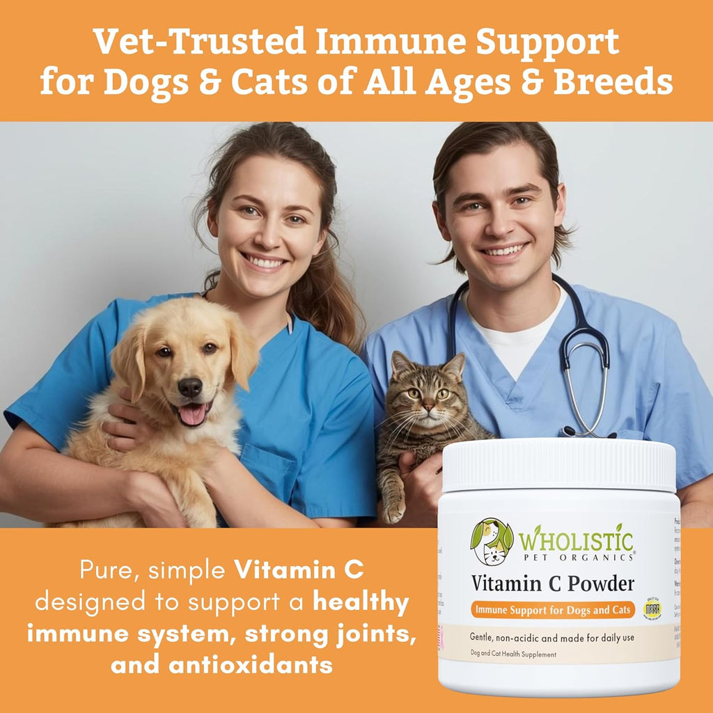 Wholistic Pet Organics Vitamina C en Polvo para Perros y Gatos - 57 porciones (57 g)