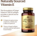Solgar Vitamina E, 100 Cápsulas Blandas (Discontinuado)
