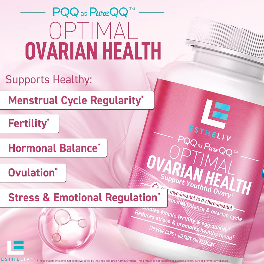 ESTHELIV Myo-Inositol + D-Chiro & PQQ 40:1 - 120 Cápsulas