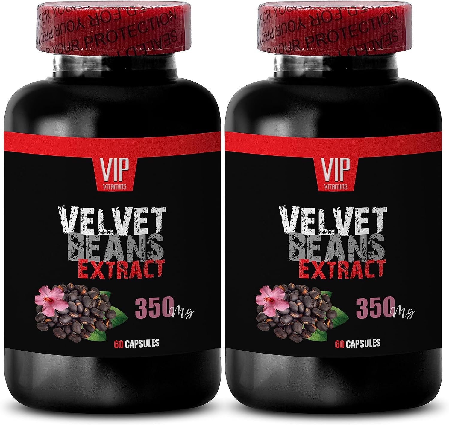 VIP VITAMINS Extracto de Mucuna Pruriens (Velvet Bean) - 120 Cápsulas