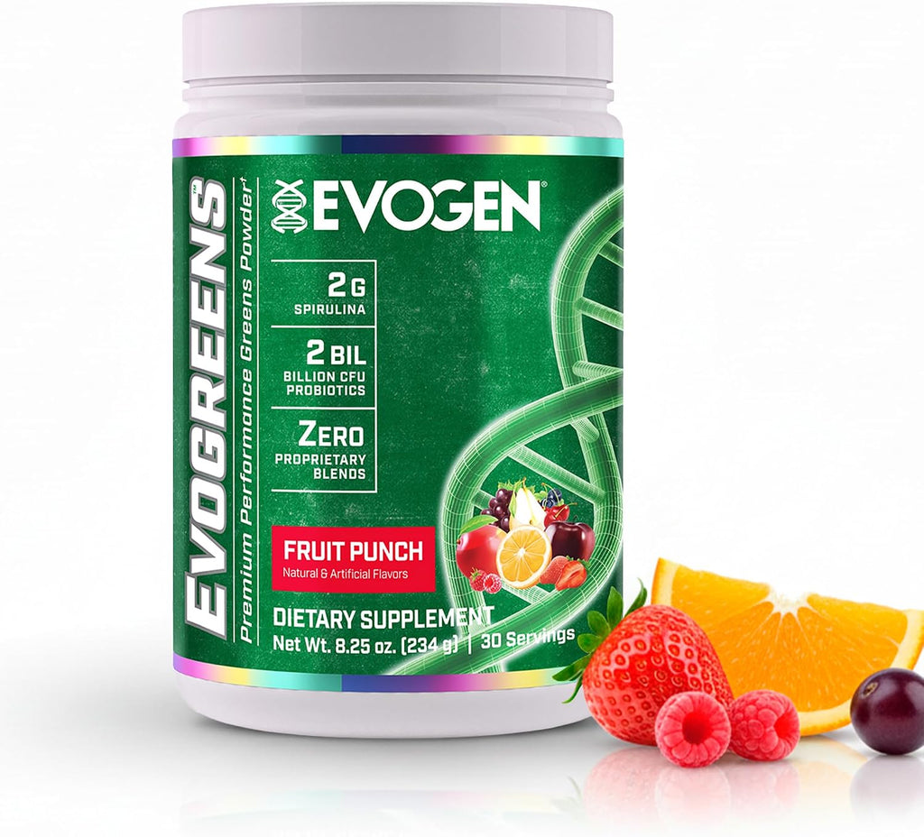 Evogen Evogreens Super Greens Powder Berry - 30 Raciones