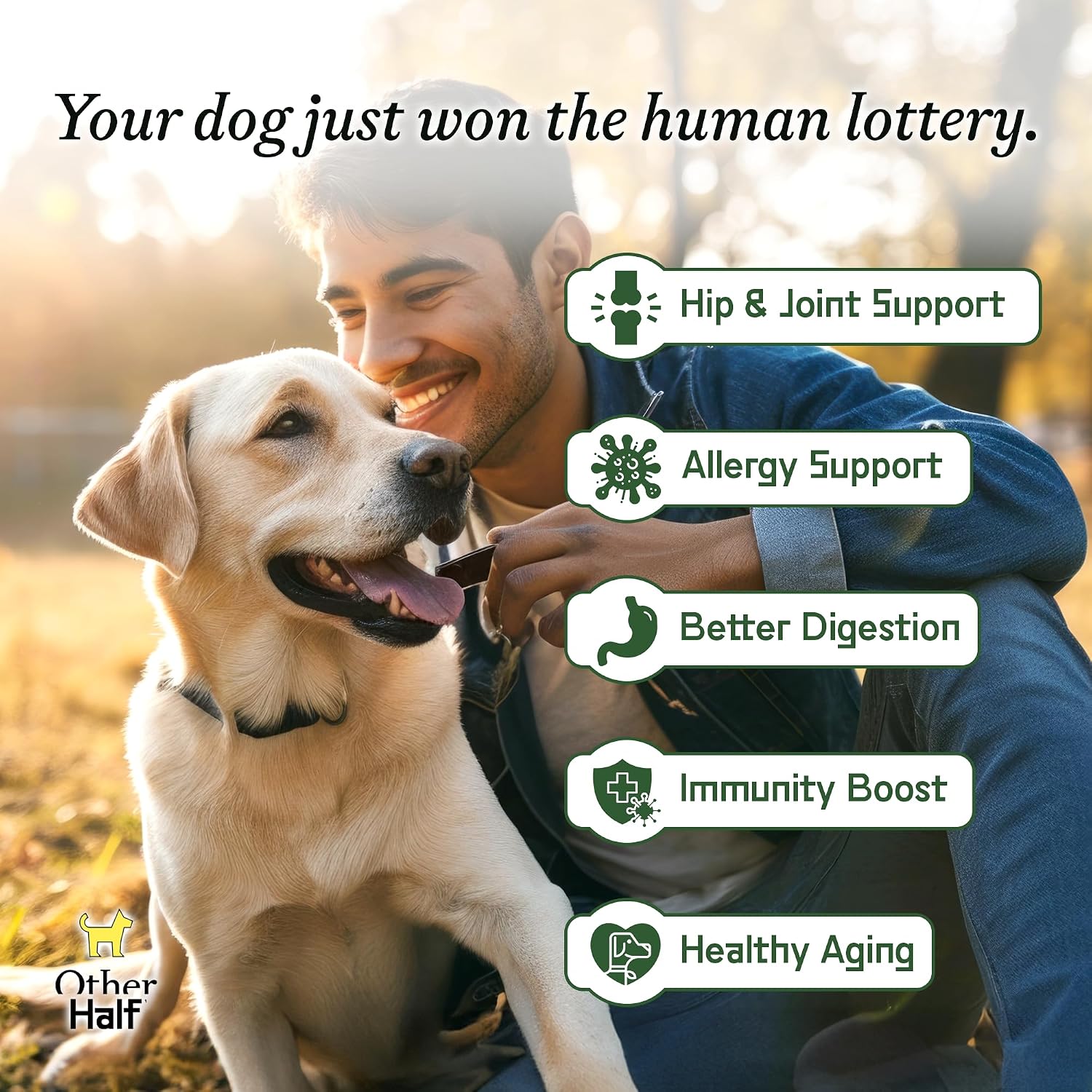 Other Half Everyday - Multivitamínico en polvo para perros
