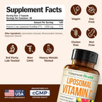Liposomal Vitamin C 1000mg, 60 Cápsulas