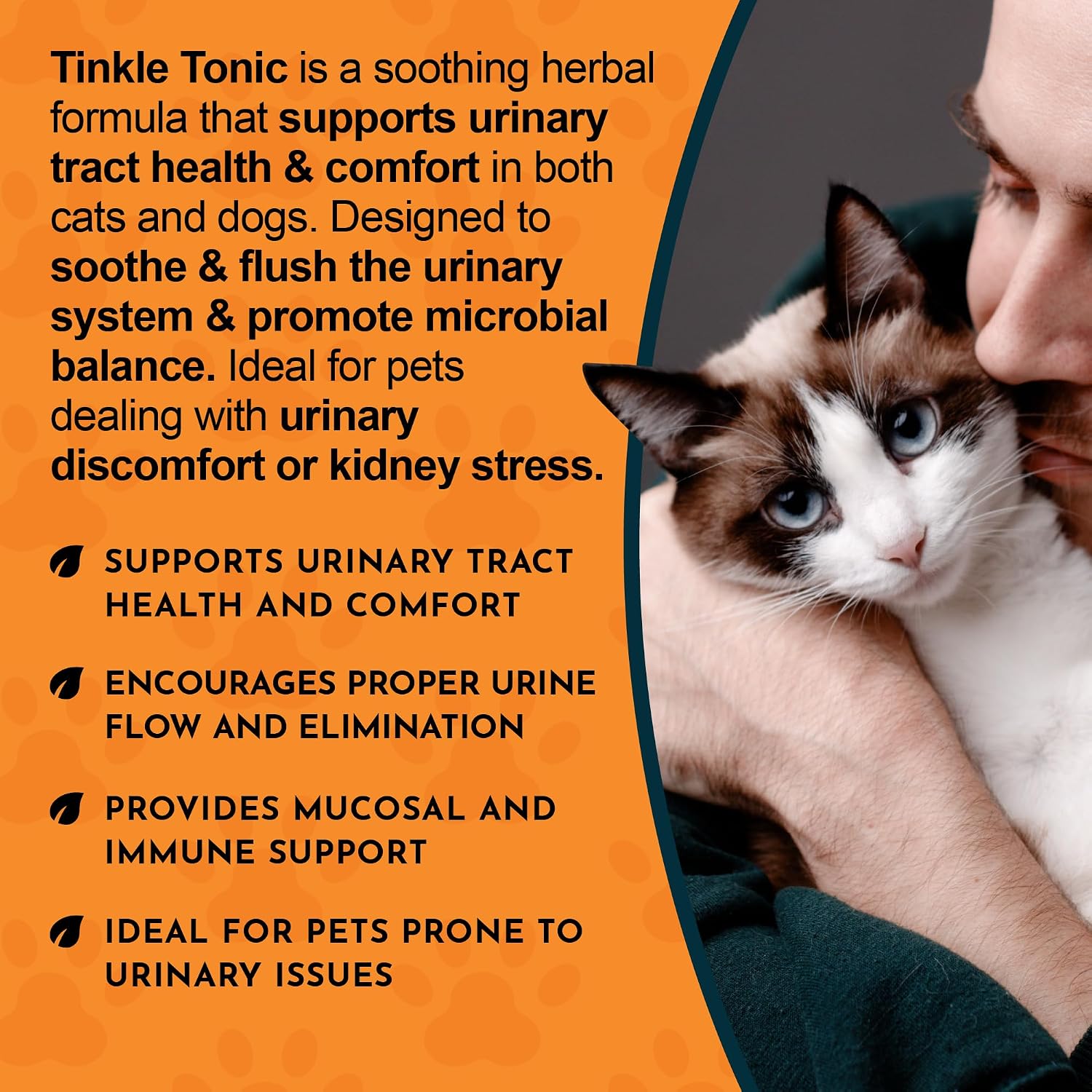 Animal Essentials Tinkle Tonic – Suplemento para el tracto urinario de perros y gatos, apoyo renal y vesical, con malvavisco – 60 ml