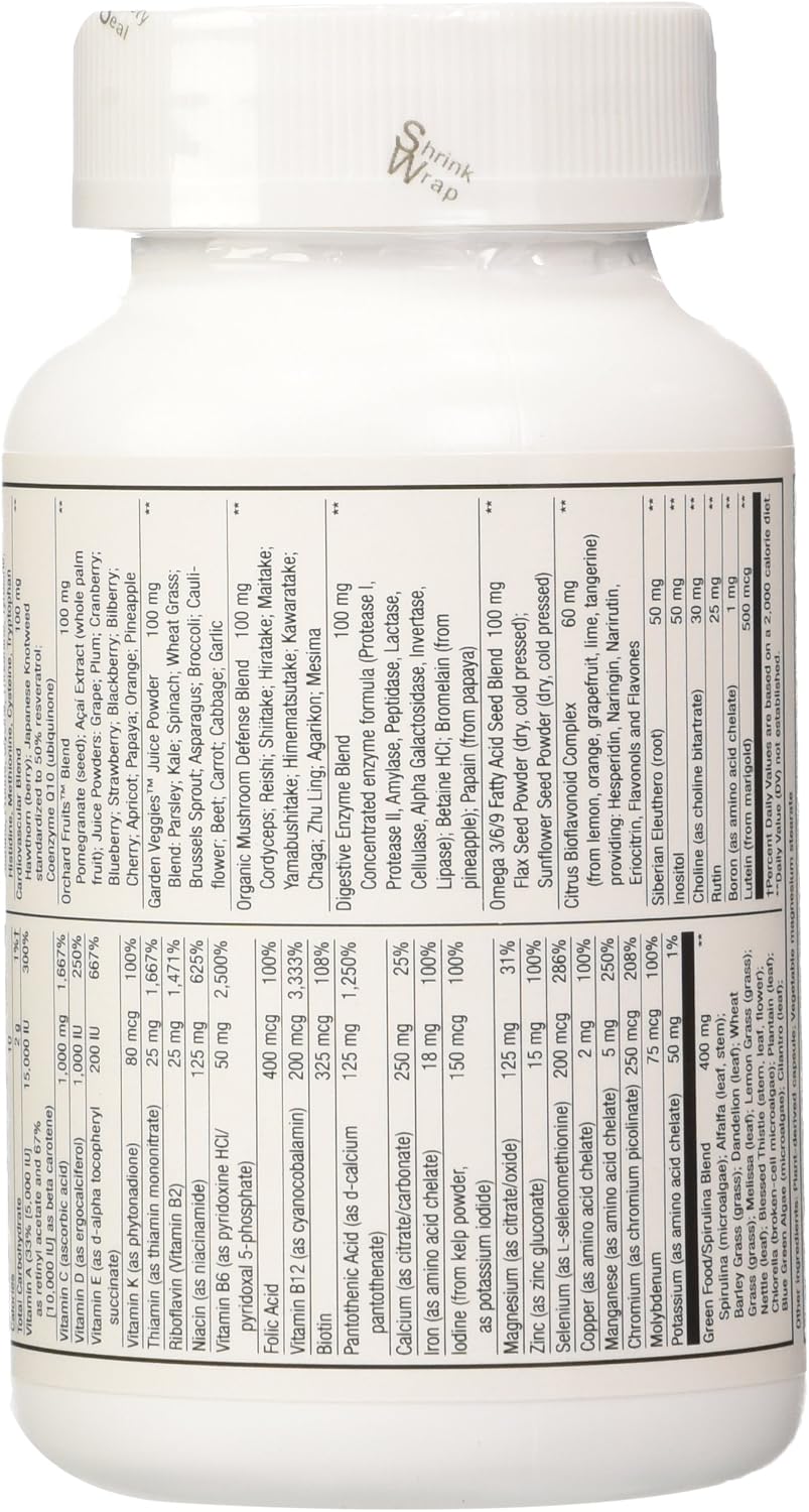Alive! Multivitamínico de Máxima Potencia, 90 Cápsulas Vegetales