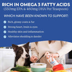 Dr. Harvey’s Health & Shine Omega 3 Aceite de Pescado para Perros (473 ml)