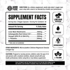 Mind Fuse Nootropic Memory Booster - Cápsulas de Lion's Mane con Omega-3, Ashwagandha y L-Theanine para el Enfoque y la Memoria - Sin Gluten 60 Cápsulas