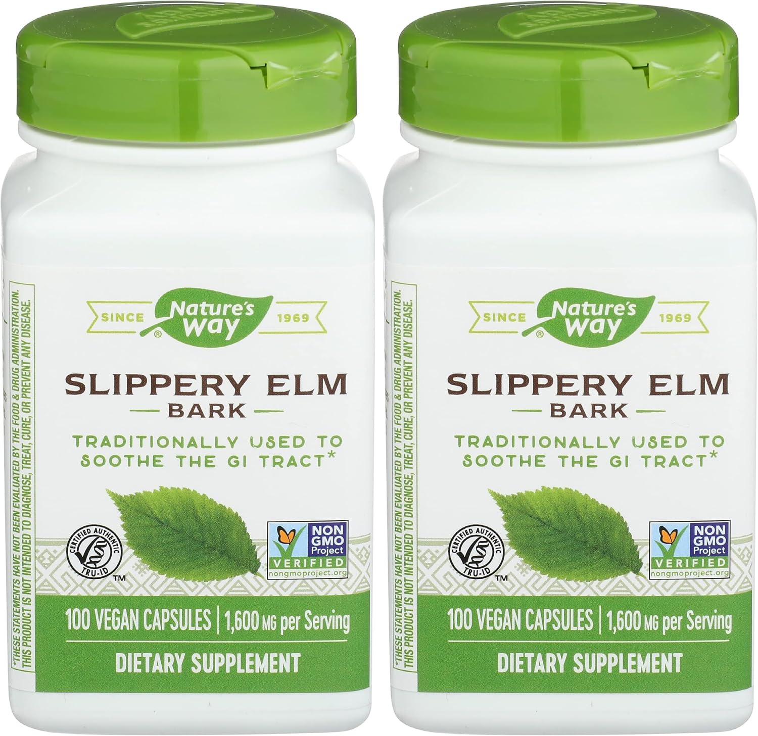 Nature's Way Slippery Elm Bark, 100 Capsules
