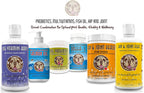 ScruffyPet Aceite de Pescado Salvaje Omega 3 Puro para Perros con Vitamina E - 180 Cápsulas