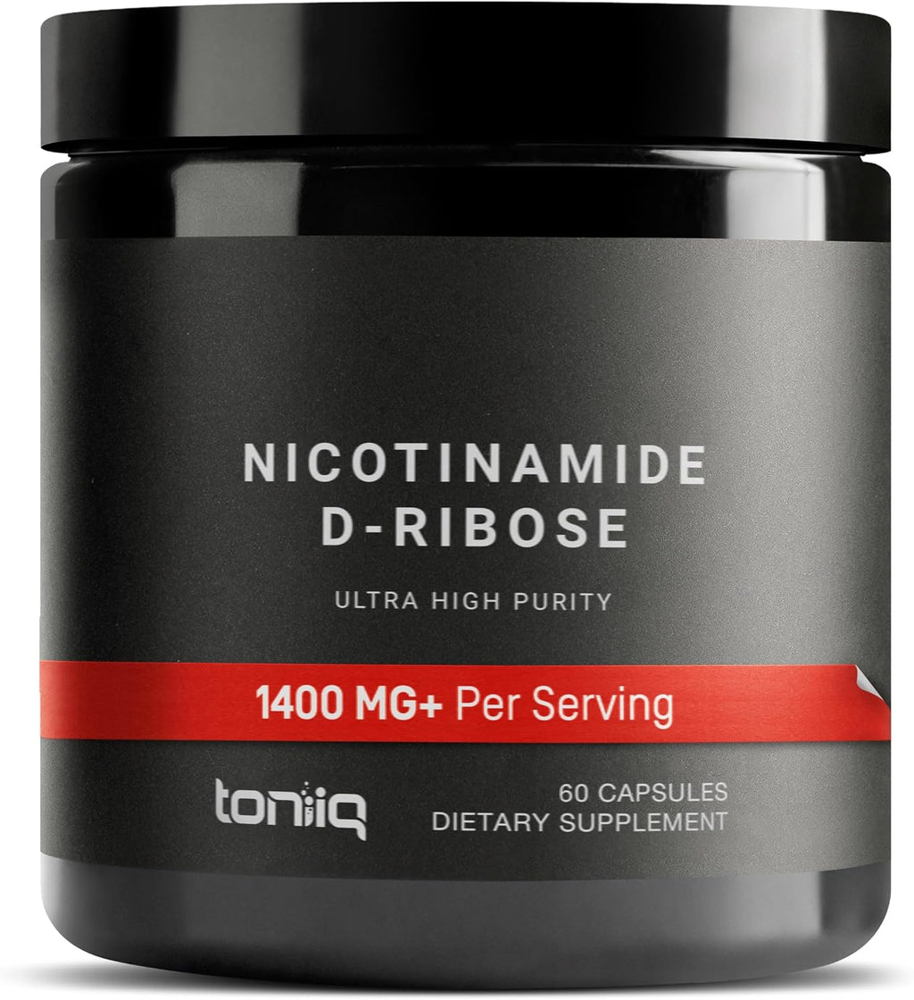 Toniiq Ultra High Potency 1400mg NAD Supplement - Complexo de Niacina B3 con RiaGev