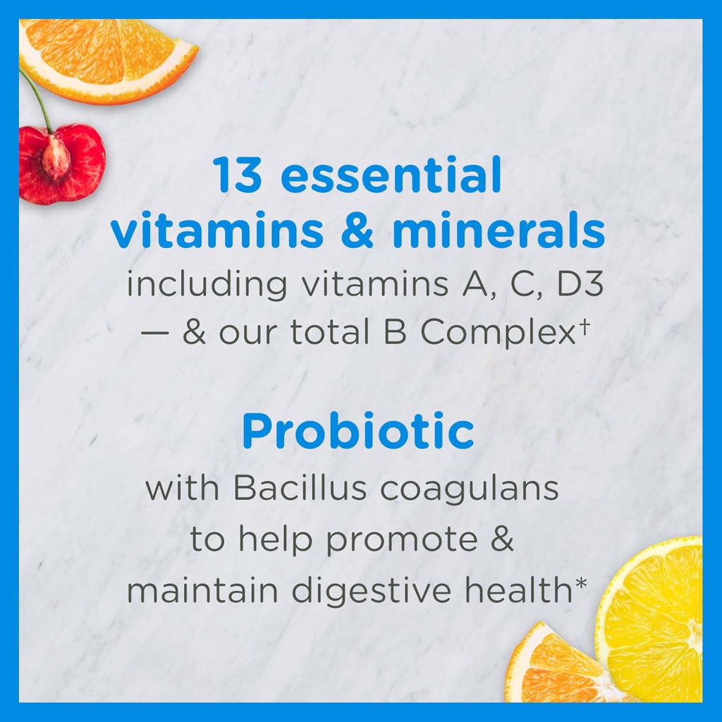 Zarbee's Multivitamínico Infantil + Probióticos en Gominolas - 70 unidades