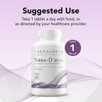 Theralogix Thera-D 6000 Vitamina D3 - 6000 UI (150 mcg) - 90 Comprimidos