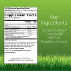 Irwin Naturals One-Per-Day Mega B-12 1.500mcg Metilcobalamina - Alta Potencia con MCT y Ginseng Asiático - 60 Cápsulas Blandas Líquidas (Pack de 2)