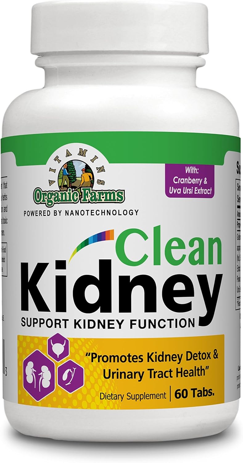 Organic Farms Vitamins Limpieza Renal 100% Natural – 60 Comprimidos