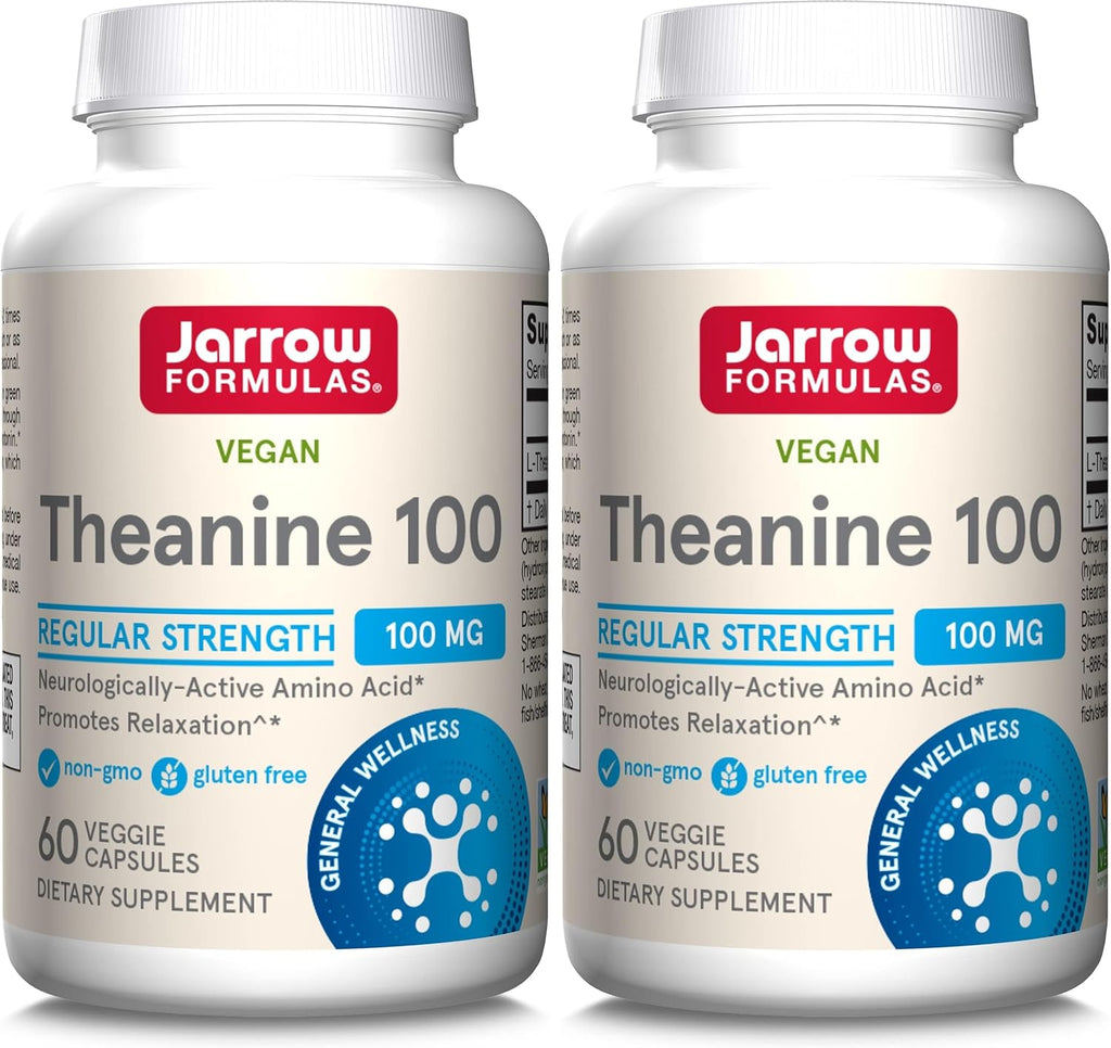 Jarrow Formulas Theanine 100 mg, 60 Cápsulas
