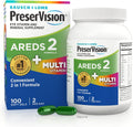 PreserVision AREDS 2 + Multivitamínico, Complejo Multivitamínico para la Vista con Luteína y Zeaxantina, 100 Cápsulas Blandas