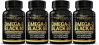FREZZOR Omega 3 Black - New Zealand Green Lipped Mussel Oil, 60 Softgels