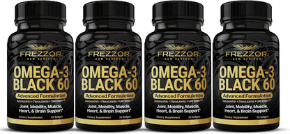 FREZZOR Omega 3 Black - Aceite de Mejillón de Labio Verde de Nueva Zelanda, 60 Cápsulas Blandas – Image 7