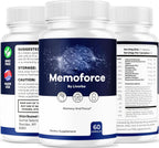 Memoforce Brain Supplement (2 Pack) – 120 Cápsulas – Fórmula Premium para el Bienestar General