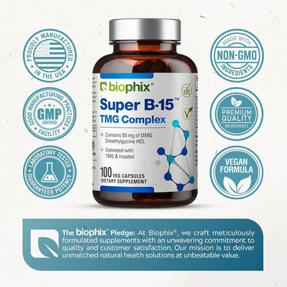 biophix Super B-15 100 Cápsulas Vegetales – Image 7