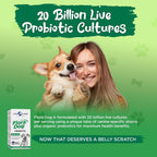 Vital Planet Flora Dog Probióticos para Perros – 20 Mil Millones de Cultivos, 10 Cepas – 30 Cápsulas de Liberación Retardada
