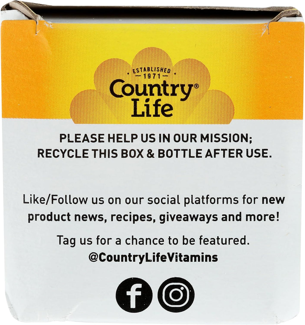 Country Life Vegan D3, 60 unidades