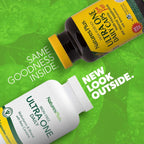 NaturesPlus Ultra One Daily Sin Hierro - 90 Cápsulas - Multivitamínico y Mineral con Betacaroteno - Vegano, Sin Gluten