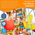 Trace Minerals Kid's Multi - Suplemento Multivitamínico Líquido para Niños - Apoyo Inmunológico y Óseo - Sabor Punch Cítrico, 237 ml