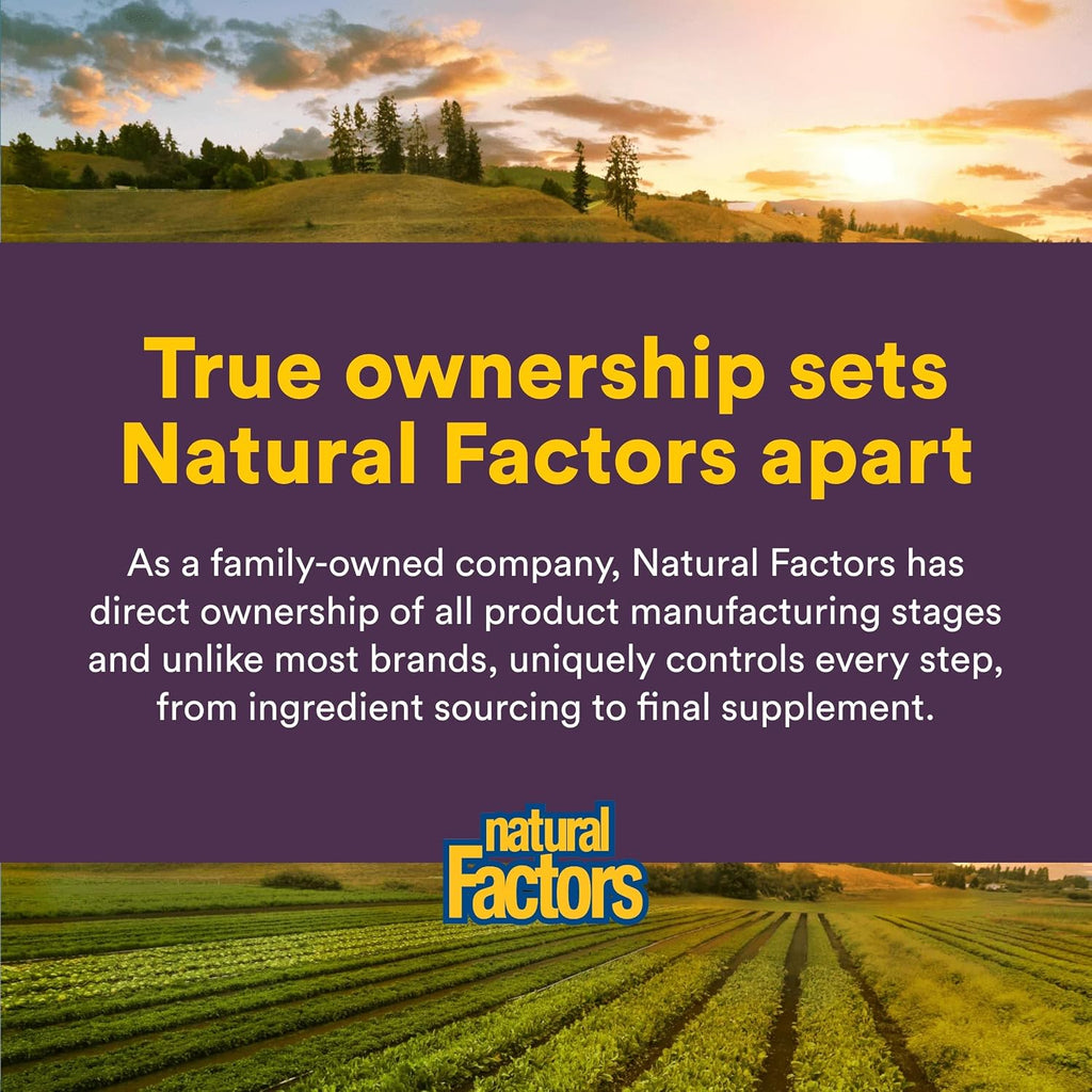 Extracto de Semilla de Apio de Natural Factors – Suplemento Herbal para la Circulación, 60 Cápsulas