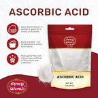 Spicy World Ácido Ascórbico Vitamina C en Polvo 2.27 kg - Polvo de Vitamina C Puro, USP a Granel