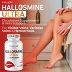 Hallosmine Ultra - Diosmin 500mg y Hesperidin 150mg - 60 cápsulas