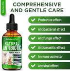 Complemento Herbal Natural de Aceite de Orégano para Perros y Gatos - Apoyo para Alergias, Infecciones Urinarias y Sistema Inmunológico | 2 oz