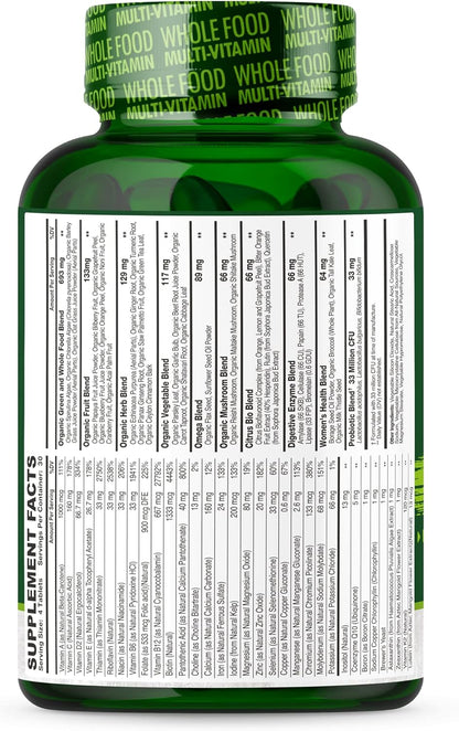 Wholesome Wellness Multivitamínico para – Minerales: Calcio, magnesio, selenio, zinc y potasio de origen vegetal. – Image 8