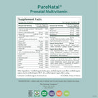 PURE SYNERGY PureNatal Vitaminas Prenatales - 120 Comprimidos Veganos