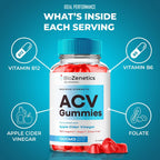 BioZenetics Gummies Keto ACV - Suplemento en Gomitas, Máxima Potencia, 2 Paquetes