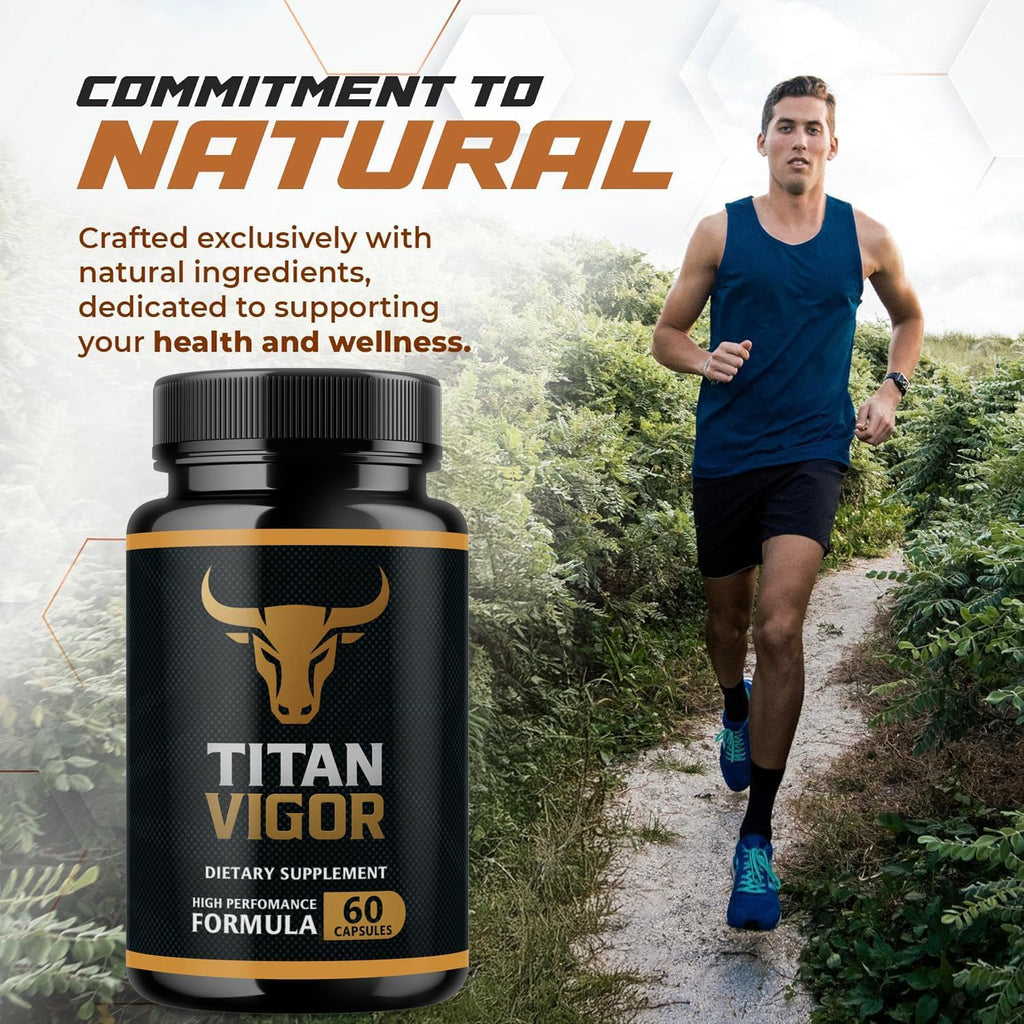 Titan Vigor - Fórmula de Alto Rendimiento para Hombres, 120 Cápsulas
