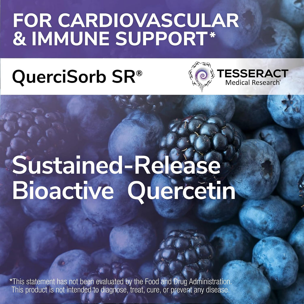 Tesseract Medical Research QuerciSorb SR - Suplemento de Quercetina 400 mg, Liberación Sostenida, 90 Días