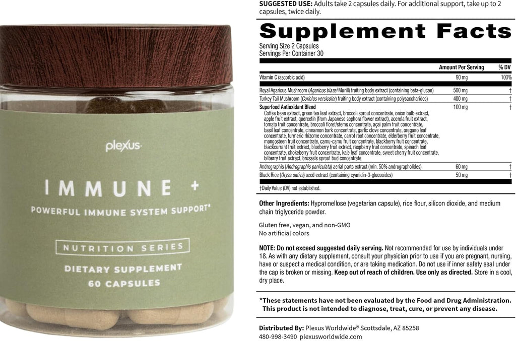Plexus Immune+ – Suplemento para el Sistema Inmunitario