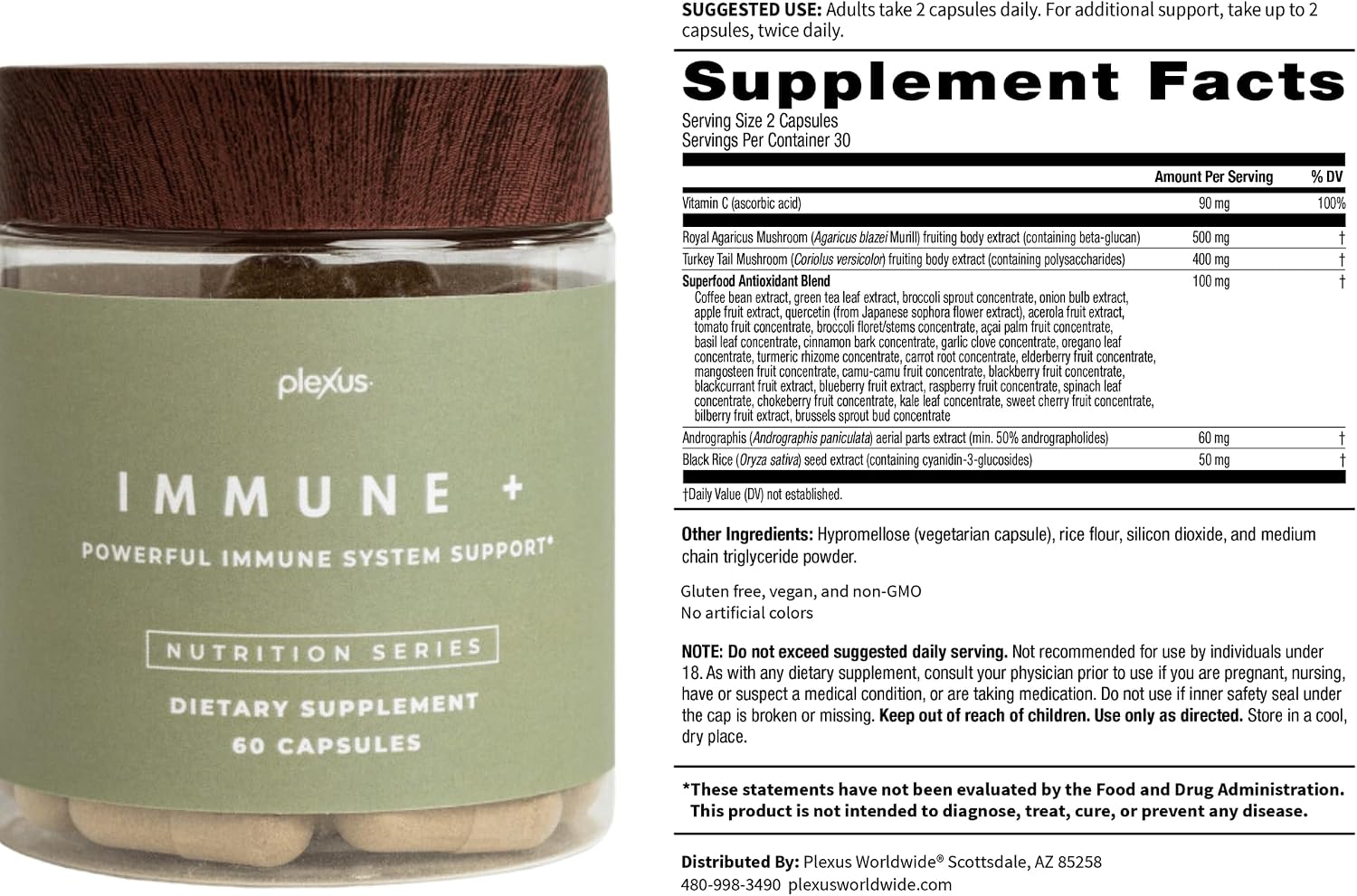 Plexus Immune+ – Suplemento para el Sistema Inmunitario