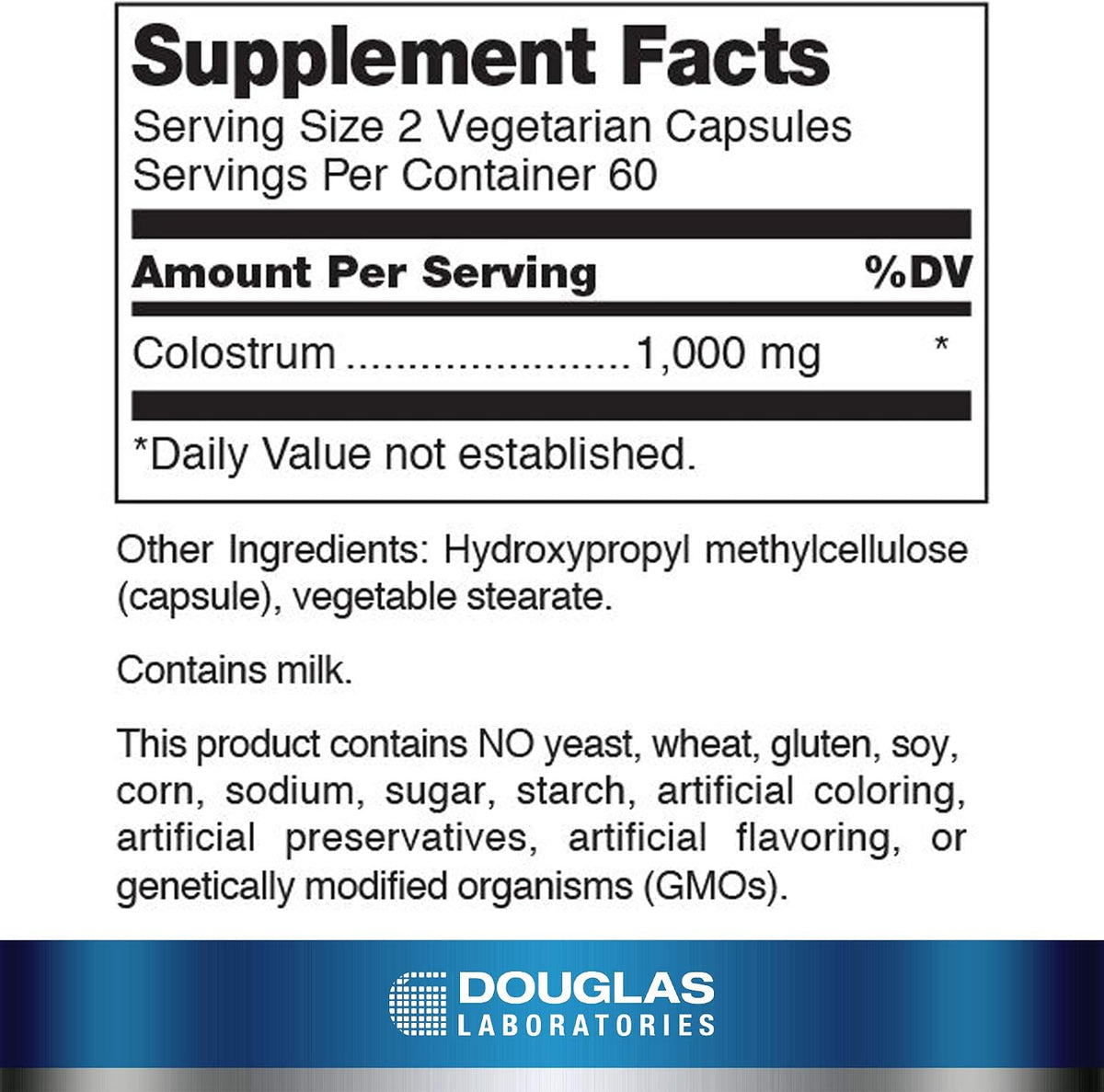 Douglas Laboratories Calostro | 100% Puro de – Factores de crecimiento (IGF-1, TGF-β): Estimulan la regeneración – Image 2