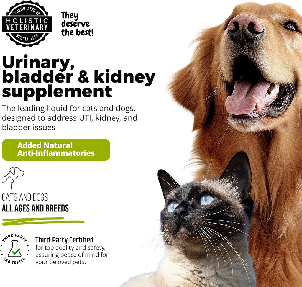 UroMAXX Fórmula para el Tracto Urinario, Riñón y Vejiga para Perros y Gatos, 2 Pack de 177 ml